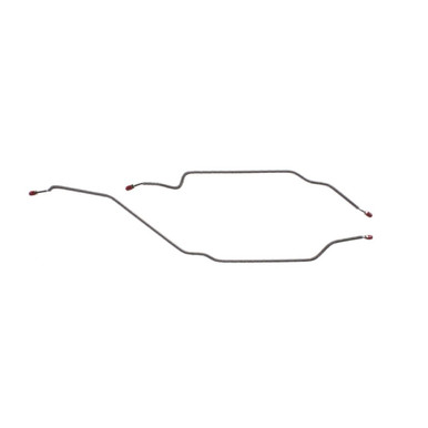 The Right Stuff 73-77 GTO & LeMans Exc. Ventura Pre-Bent OE Steel Rear Axle Brake Line Kit - (ARA7402)