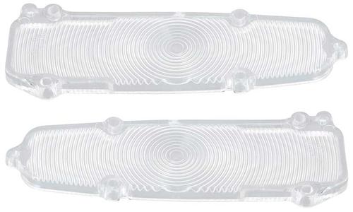1959 Impala, Bel Air, Biscayne, El Camino; Park Light Lens; Clear; RH & LH; Pair