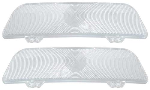 1960 Impala, Bel Air, Biscayne; Park Lamp Lens; Clear; RH & LH; Pair