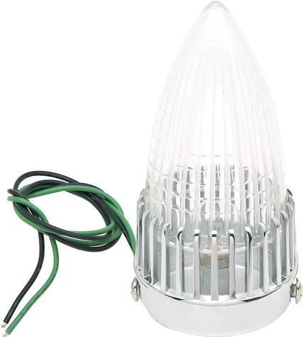 1959 Cadillac DeVille, Eldorado, Series 60; Bullet Tail Lamp Assembly; with Clear Lens; Each