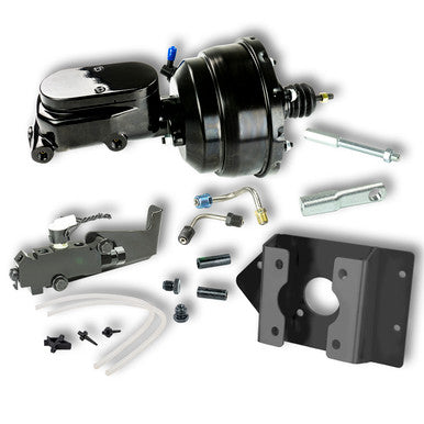 The Right Stuff 60-62 Chevrolet, GMC Black Power Brake Booster and Master Cylinder Disc/Drum - (B86015171)