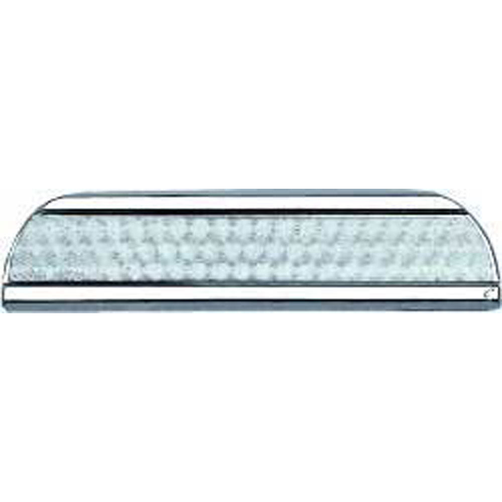 B9204 - 1964 Impala SS; Fuel Door Molding; with Machine-Turned Aluminum Insert