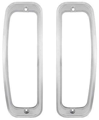 1964-77 Ford Truck; Tail Lamp Bezels; Billet Aluminum; RH/LH