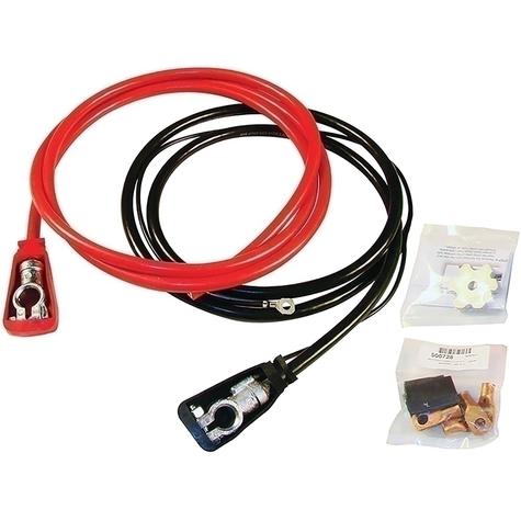 Universal 6' Under Hood Mount Top Post Battery Cable Set