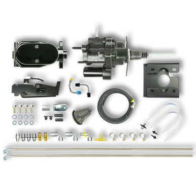 The Right Stuff 67-72 GM/GMC C/K Truck, Black Hydro Boost Upper Kit, Disc/Disc Low Rise Bracket - (BHB675672)