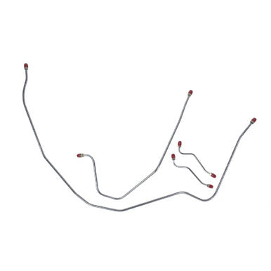 The Right Stuff 56-57 Bel Air & Nomad Manual Drum Pre-Bent OE Steel Front Brake Line Kit - (BKT5601)