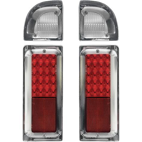 1968-72 Chevrolet, GMC Truck; Billet Aluminum Marker Light Bezel; Bright clear Fusioncoat finish,Pair