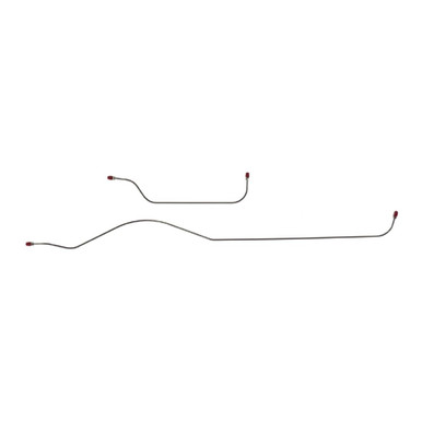 The Right Stuff 53-54 150, 210 & Bel Air Manual Drum Pre-Bent OE Steel Rear Axle Brake Line - (BRA5301)
