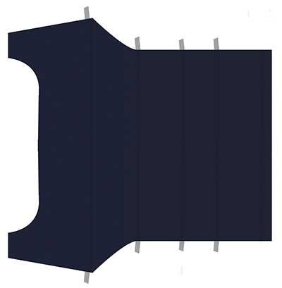 1971-73 Mustang Coupe Reproduction Vinyl Headliner - Dark Blue
