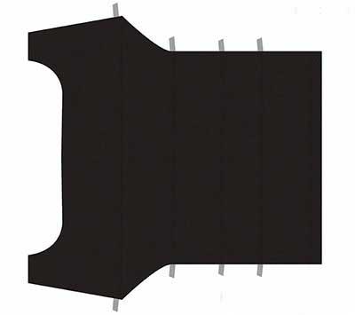 1971-73 Mustang Coupe Reproduction Vinyl Headliner - Black