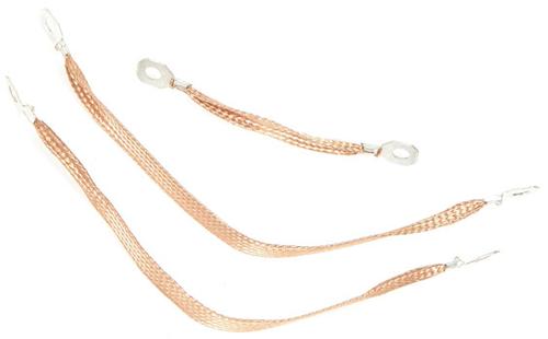 1959 Impala, Bel Air, Biscayne, El Camino; Ground Strap Set; 8 Cylinder; 283ci, 348ci; 3 Piece Set