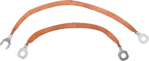 1965-66 Impala, Bel Air, Biscayne; Ground Strap Set; with 6 Cylinder; 230ci, 250ci; Engine and Subframe
