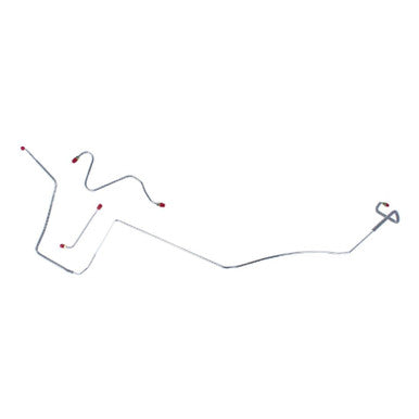 The Right Stuff 65 Chevelle SS & Z16 Standard Drum Pre-Bent OE Steel Front Brake Line Kit - (CKT6501)