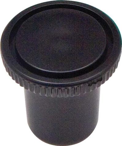 Vent Pull Knob Set; Black; 7/8" Diameter; Set of 4; Made in the USA