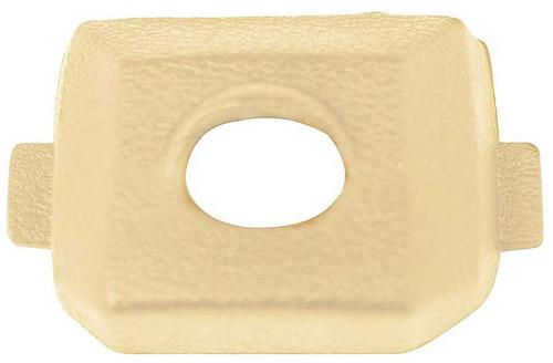 1968-69 Corvette; Inner Rear View Mirror Bracket; Cover; Dark Saddle; Made in the USA