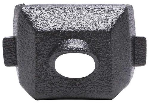 1968-69 Corvette; Inner Rear View Mirror Bracket; Cover; Metal Gray; Made in the USA