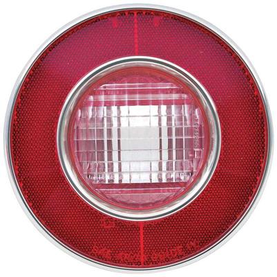 1974 Corvette; Back-Up Lens Assembly; Red; RH or LH; Each; Made in the USA