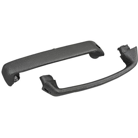 1968-69 Chevrolet Corvette; Interior Door Handle Pull; Gunmetal; Pair