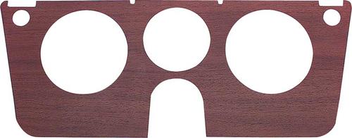 1969-72 Chevy, GMC Pickup, Suburban; Instrument Bezel Woodgrain; without Gauges, w/o Manual Choke