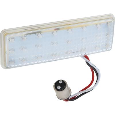 1947-53 Chevy Truck LED Park Lamp; Clear Lens; Amber LEDs