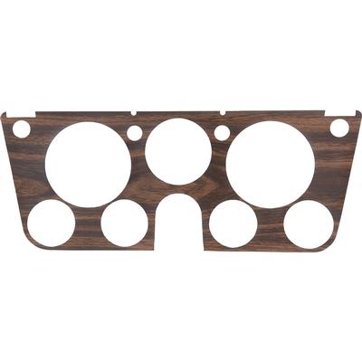 1969-72 Chevrolet, GMC Truck; Dash Gauge Bezel Woodgrain Overlay; 7 Gauge Design
