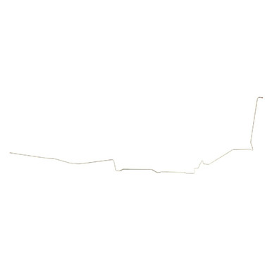 The Right Stuff 1970-72 Dodge Challenger, Pre-Bent OE Steel 1/4" Fuel Return Line - (EGL7006)