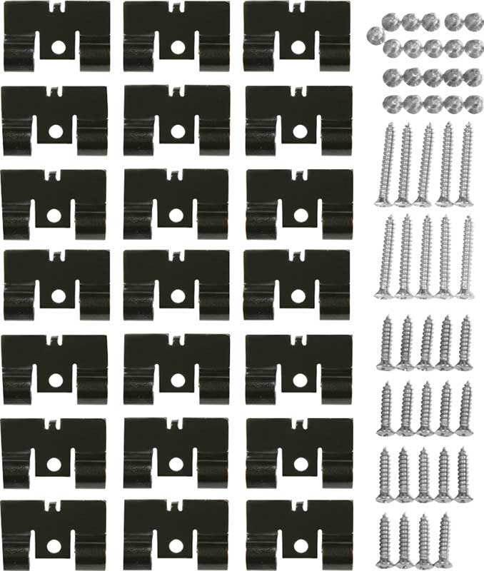 EL51619 - 1959-60 El Camino 73 Piece Bed Molding Clip Set