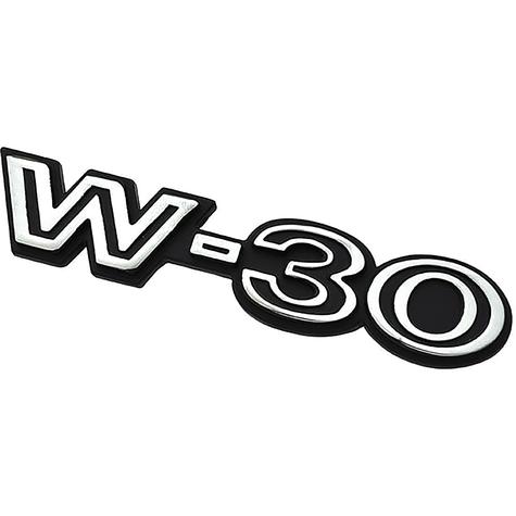 EM2450T - 1970-71 Oldsmobile 442, 1972 Cutlass 442; W-30 Fender Emblem; LH or RH