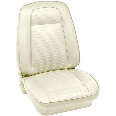1967 / 1969 Firebird Standard, 1967 Deluxe; Complete Front/Rear Upholstery Set; Buckets w/ Fixed Rear Seat; Parchment