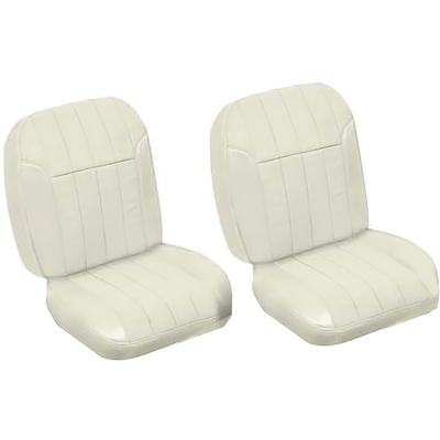1968 Firebird Deluxe; Complete Front/Rear Upholstery Set; Buckets w/ Fixed Rear Seat; Pearl Parchment