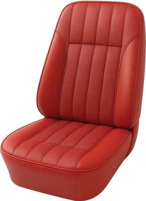 1969 Firebird; Front Bucket Seat Upholstery Set; Custom Interior; Red