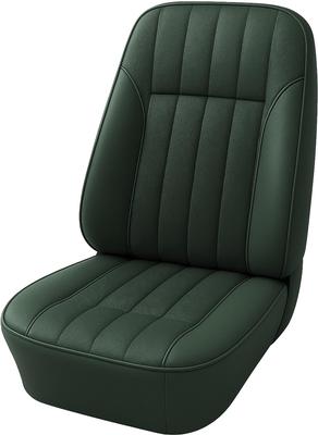 1969 Firebird; Front Bucket Seat Upholstery Set; Custom Interior; Dark Green