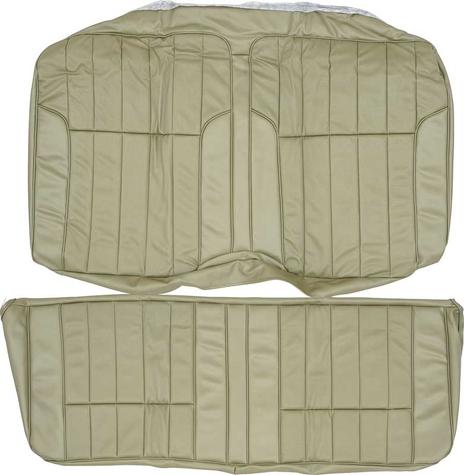 1968 Firebird; Rear Fixed Bench Seat Upholstery Set; Custom Interior; Gold
