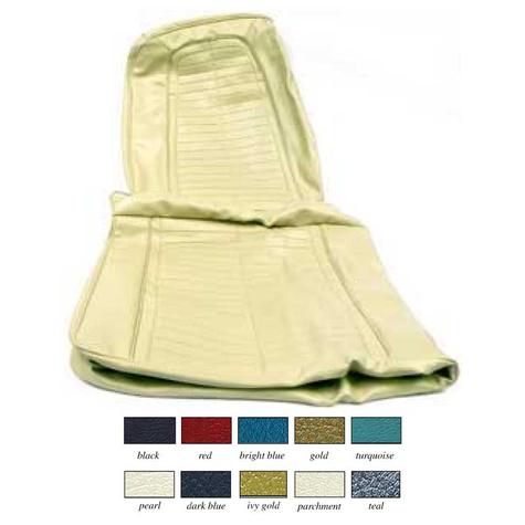 1967 / 1969 Firebird Standard, 1967 Deluxe; Complete Front/Rear Upholstery Set; Bench w/ Fixed Rear Seat; Parchment