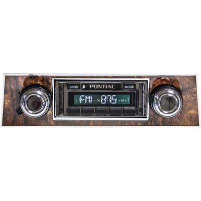 1967-68 Firebird - Am/Fm Stereo Radio (200W) - Burlwood & Chrome Face
