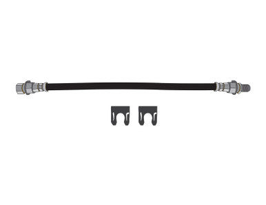 The Right Stuff 1973-75 Chevrolet Chevelle, Braided Stainless Steel Front Brake Flex Hoses - (FH162S)