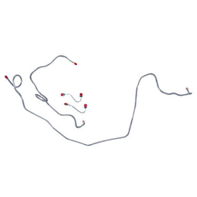 The Right Stuff 82-83 Camaro & Firebird V8 Front Pre-Bent OE Steel Brake Line Kit - (FKT8201)