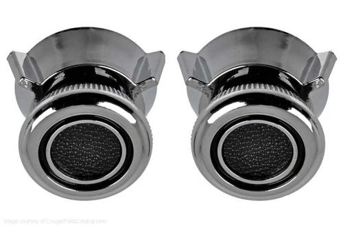 1971-73 Mustang/Cougar Radio Knob Set - 4 piece