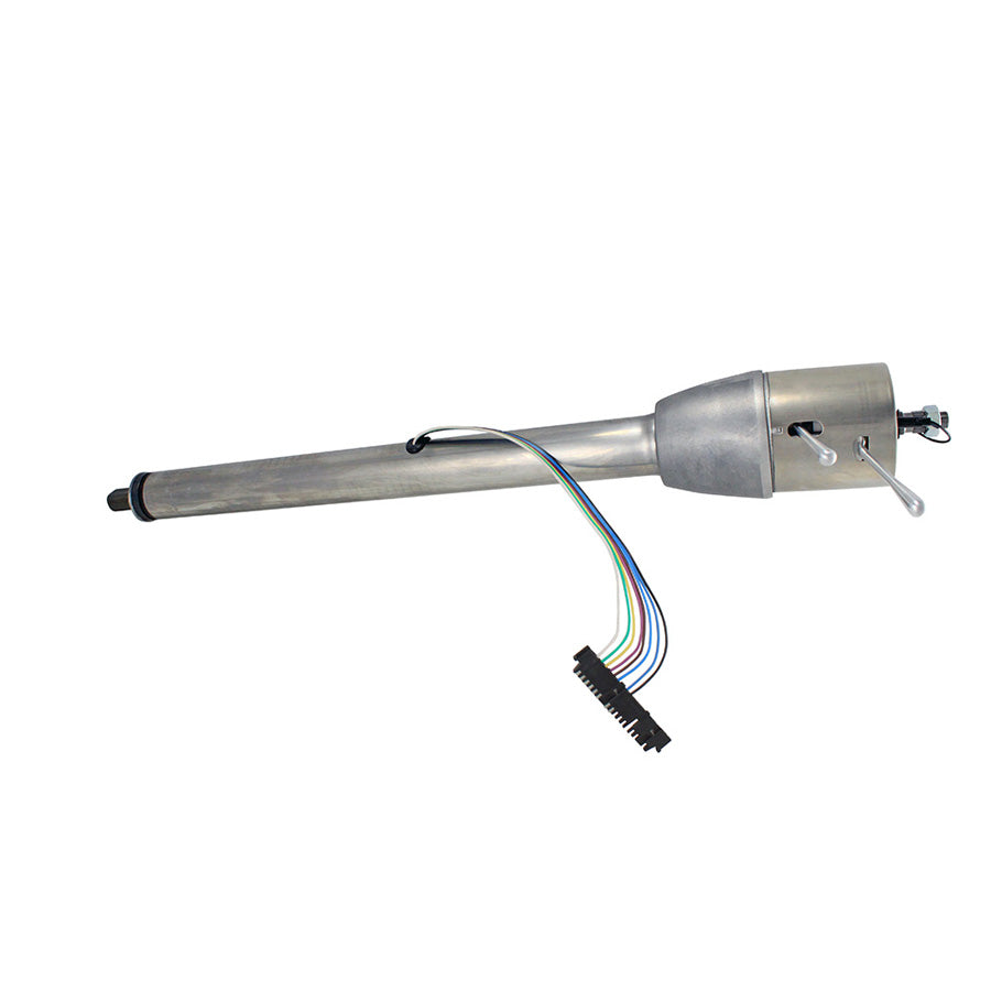 32" Floor Shift Tilt Bell Column with 2" OD - Paintable Mill Finish