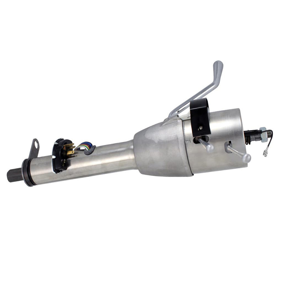 Micro Column Shift Tilt Column with Neutral Safety Switch - Paintable Mill Finish