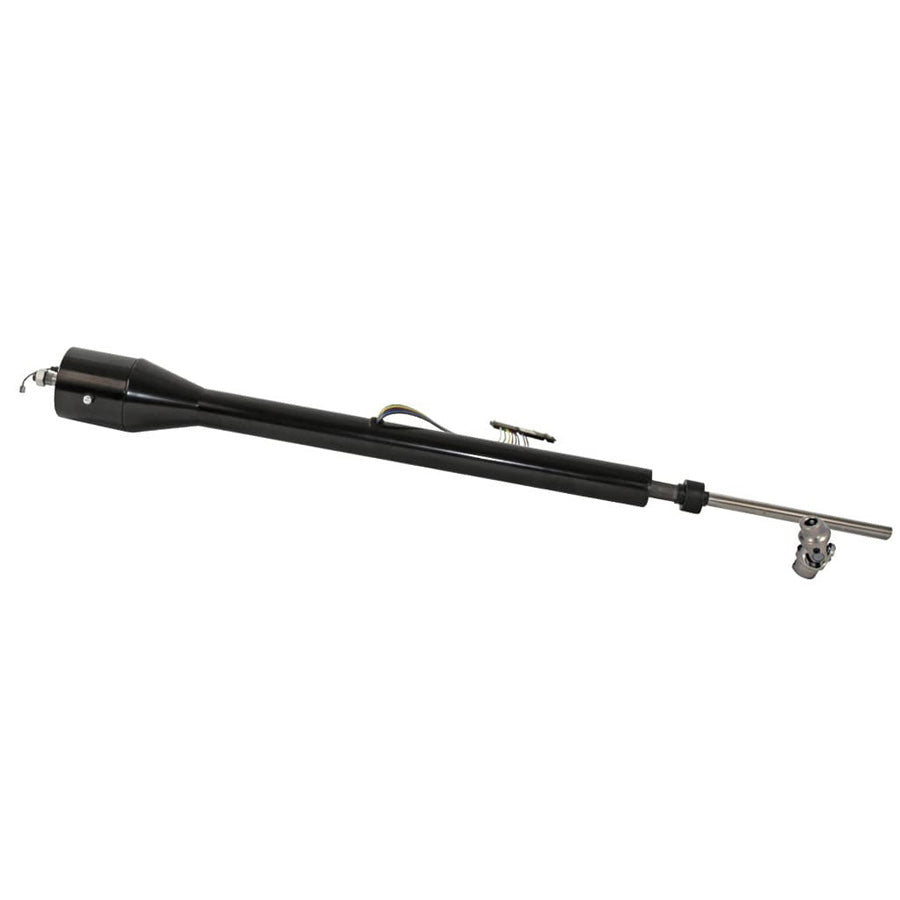 1966-69 Mopar B-Body Non-Key Floor Shift Tilt Column: OE Power Box - Black Powdercoat Finish
