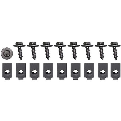 1977-81 Camaro; AC Under Dash Air Outlet Hardware Set; 18 Pieces