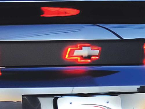 2010-13 Camaro - Illuminated Rear Bow Tie - Red