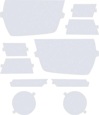2010-13 Camaro Lamin-X Film Clear Headlamp Cover Kit