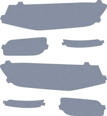 2016-17 Camaro LT Lamin-X Film Tinted Headlamp Cover Kit