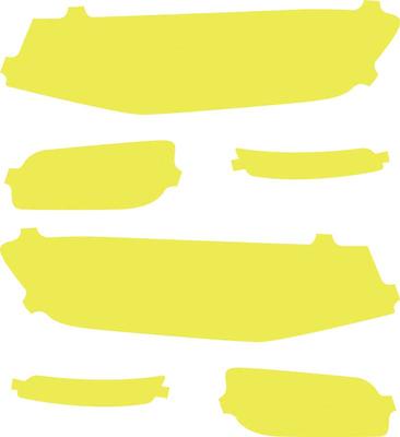 2016-17 Camaro LT Lamin-X Film Yellow Headlamp Cover Kit