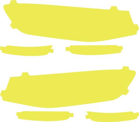2016-17 Camaro SS Lamin-X Film Yellow Headlamp Cover Kit