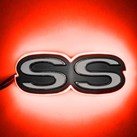 2010-17 Camaro - Illuminated SS Emblem - Red