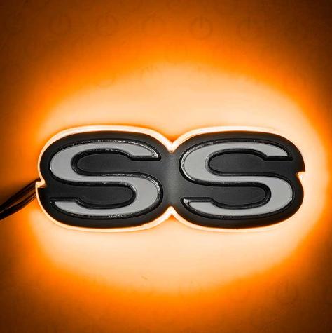 2010-17 Camaro - Illuminated SS Emblem - Amber