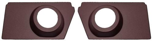 1978-87 Buick Regal; Rear Side Panels; with 4" Speaker Pod; Maroon; Pair